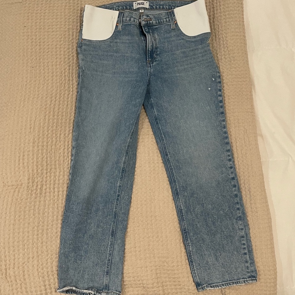 PAIGE - Noella Straight Maternity Jean